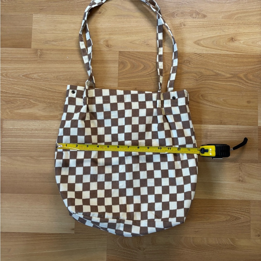 Checkered Mini-Tote - Picture 3 of 6